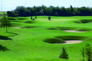 Schonung des Golfplatzes